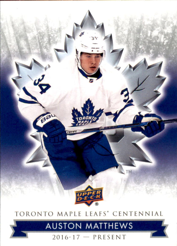 2017-18 - Auston Matthews - Toronto Maple Leafs Centennial - #11