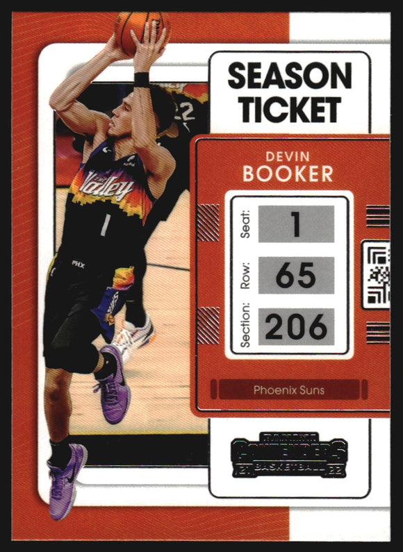 2021-22 - Devin Booker - Panini Contenders - #9