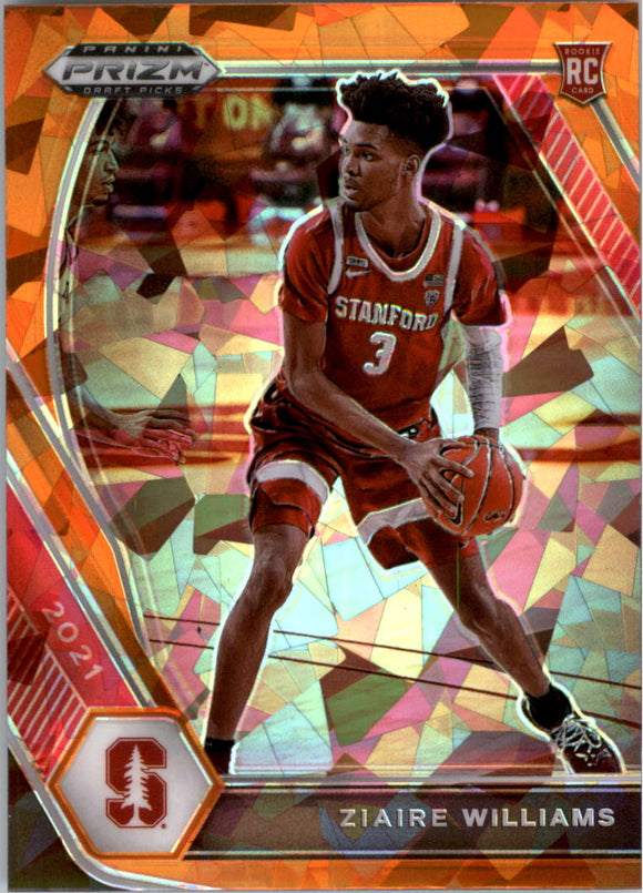 2021-22 - Ziaire Williams - Panini Prizm Draft Picks Prizms Orange Ice - #15