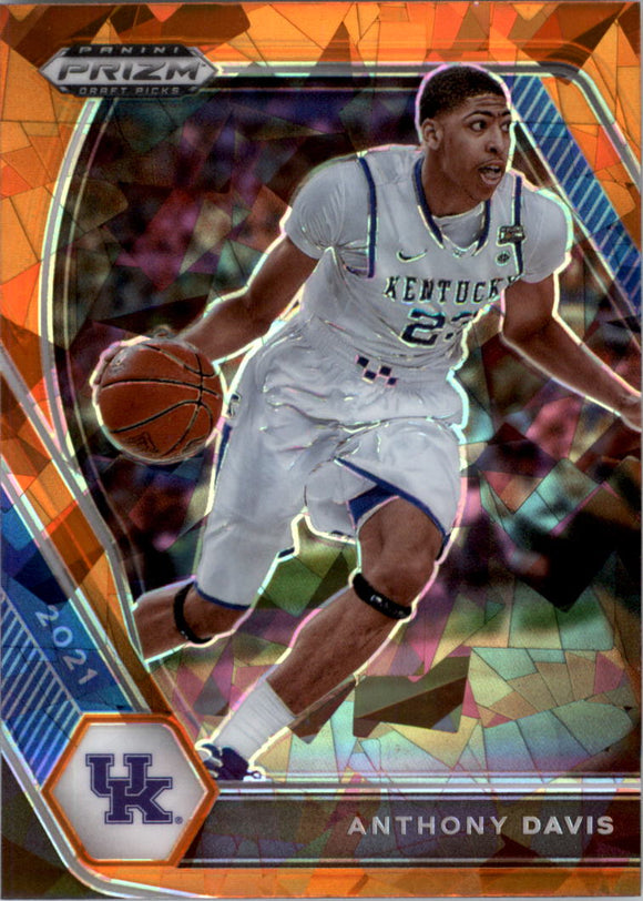 2021-22 - Anthony Davis - Panini Prizm Draft Picks Prizms Orange Ice - #58