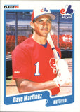 1990 - Dave Martinez - Fleer Canadian - #353