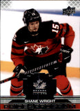 2022-2023 - Shane Wright - Upper Deck Team Canada Juniors Pride of the Program - #74