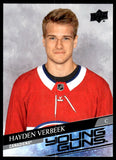 2020-2021 - Hayden Verbeek - Upper Deck Young Guns - #714
