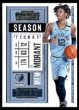2020-2021 - Ja Morant - Panini Contenders - #75