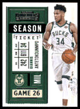 2020-2021 - Giannis Antetokounmpo - Panini Contenders - #99