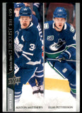 2020-2021 - Auston Matthews/Elias Petterson - Upper Deck Checklist - #450