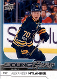 2017-2018 - Alexander Nylander - Upper Deck Young Guns - #222