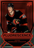 2021-2022 - Jacob Bernard-Docker - Upper Deck Fluorescence Red - #FL35