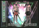 2022 - Jiri Prochazka/Dominick Reyes - Donruss Duos - Green Flood - #7