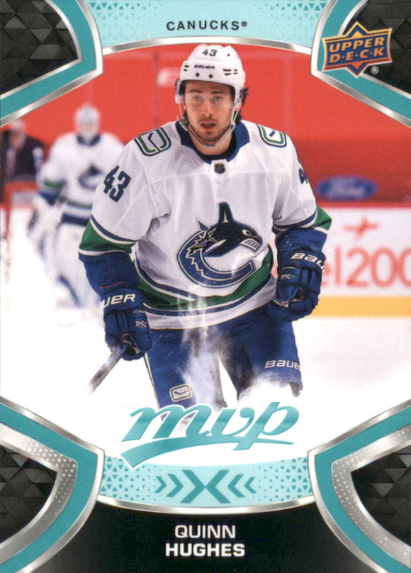 2021-2022 - Quinn Hughes - Upper Deck MVP - #43