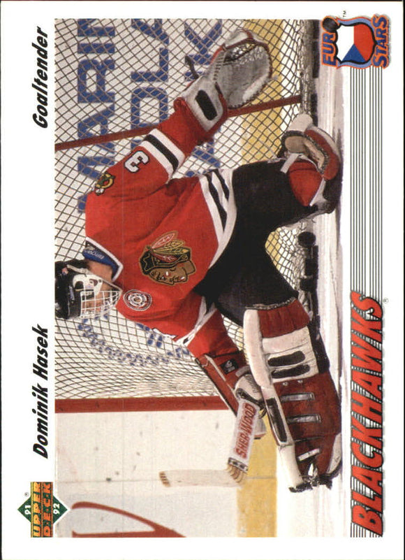 1991-1992 - Dominik Hasek - Upper Deck Euro-Stars - #E14