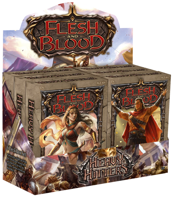Flesh and Blood: Heavy Hitters Blitz Deck Display (Sealed)
