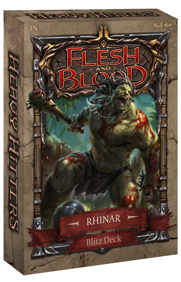 Flesh and Blood: Heavy Hitters Blitz Deck - Rhinar (Sealed)