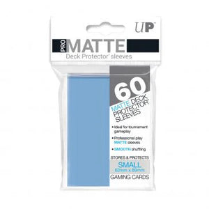 Ultra Pro Sleeves: PRO-Matte Protector: Japanese Size: Light Blue (60ct) (Sealed)