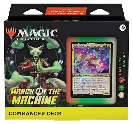 MTG: March of the Machine Commander Deck Call for Backup (Sealed)