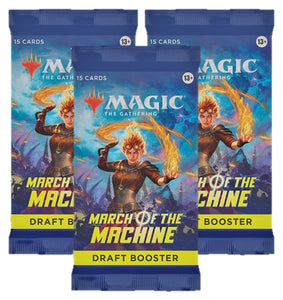 MTG: March of the Machine - <br> 3 Pack Draft Boosters (Sealed)