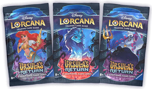 Disney Lorcana: Ursula's Return - Sleeved Booster Pack (Sealed)