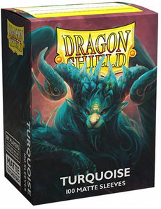 AT-11055 - Dragon Shield: Sleeves - Matte: Turquoise (100) (Sealed)