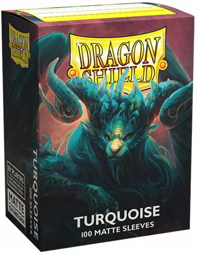 AT-11055 - Dragon Shield: Sleeves - Matte: Turquoise (100) (Sealed)