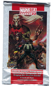 2021-22 Upper Deck Marvel Annual Hobby Pack (Sealed)