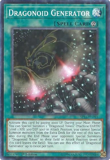 Dragonoid Generator (Starfoil Rare) - SP18-EN041