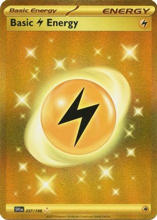 Basic Lightning Energy (Gold Secret Rare) - 257/198