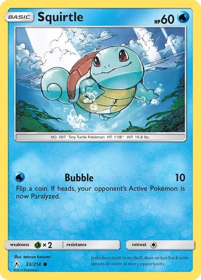 Squirtle (Common) - 33/214