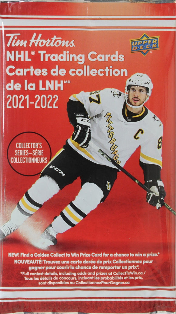 2021-22 - Upper Deck Tim Hortons Collector's Series - NHL Trading Cards - Pack