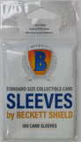 Beckett Shield: Standard Size Collectible Card Sleeves (Sealed)