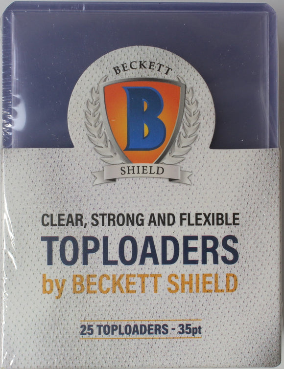 Beckett Shield: Toploader (35pt) (25) (Sealed)