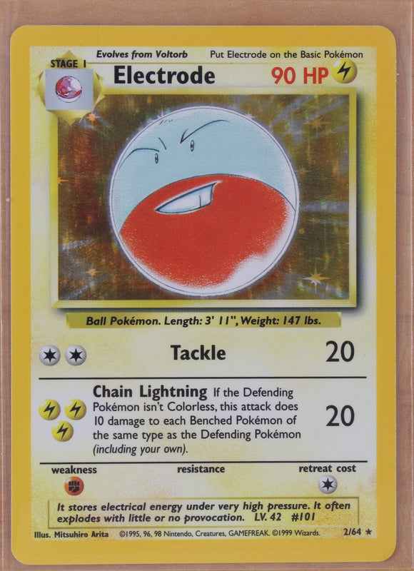 Electrode - Holo - 2/64 (No Set Symbol Misprint)