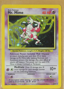 Mr. Mime - Holo - 6/64 (No Set Symbol Misprint)