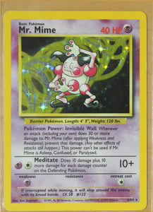 Mr. Mime - Holo - 6/64 (No Set Symbol Misprint) MK Cards Mr. Mime - Holo - 6/64 (No Set Symbol Misprint) MK Cards