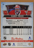 2021-22 - Upper Deck Tim Hortons Collector's Series - Carey Price - (Base) #31