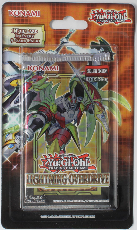 Yugioh: Lightning Overdrive Blister Pack - 1st Edition (Sealed)