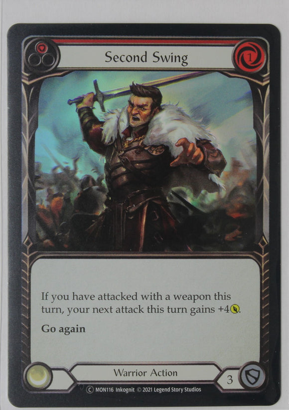 Second Swing (Red) - MON116 - Unlimited Rainbow Foil