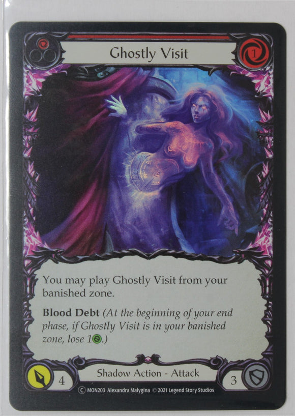Ghostly Visit (Red) - MON203 - Unlimited Rainbow Foil