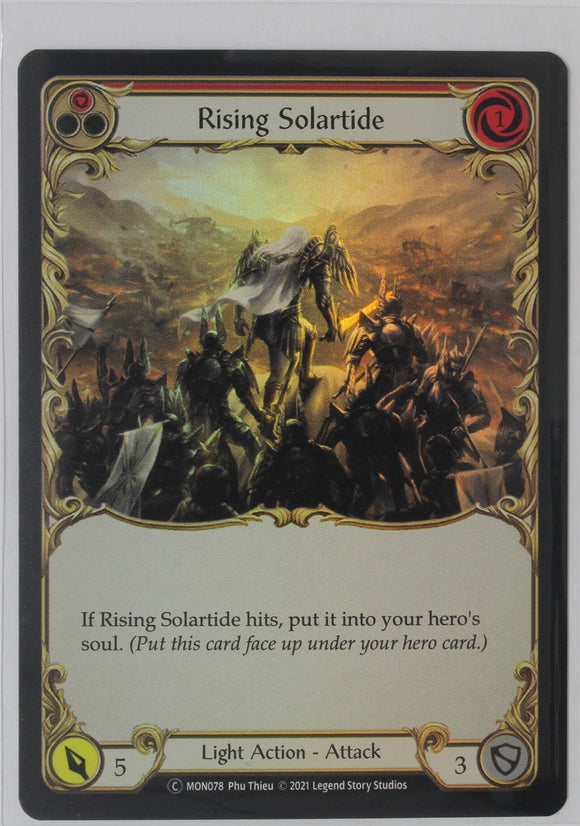 Rising Solartide (Red) - MON078 - Unlimited Rainbow Foil