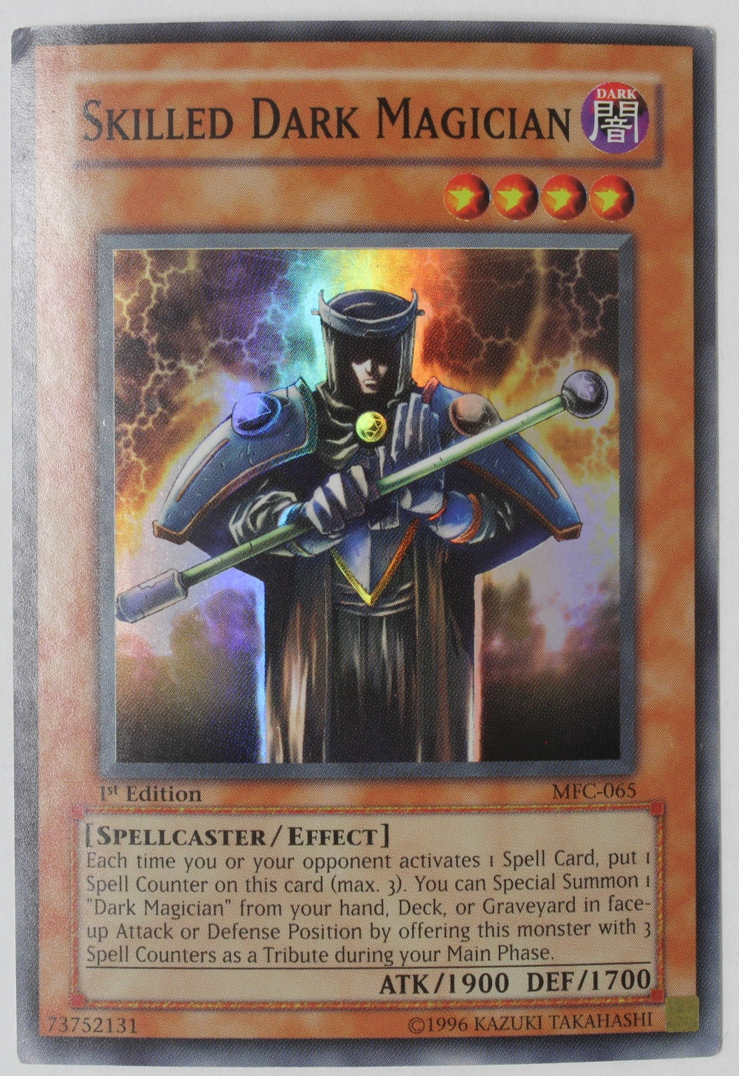 Skilled Dark Magician (Super Rare) - MFC-065 - 1st Edition MK Cards Skilled Dark Magician (Super Rare) - MFC-065 - 1st Edition MK Cards