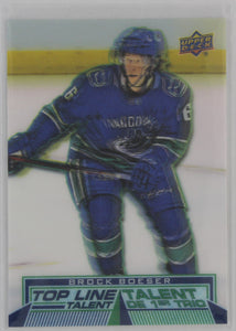 2018-19 - Upper Deck Tim Hortons Collector's Series - Brock Boeser - (Top Line Talent) #TLT-2