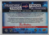 2020-21 - Upper Deck Tim Hortons Collector's Series - Nicklas Backstorm / Alex Ovechkin / John Carlson - (Franchise Trios) #T-7