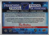 2020-21 - Upper Deck Tim Hortons Collector's Series - Jordan Binnington / Ryan O'Reilly / Vladmir Tarasenko - (Franchise Trios) #T-3