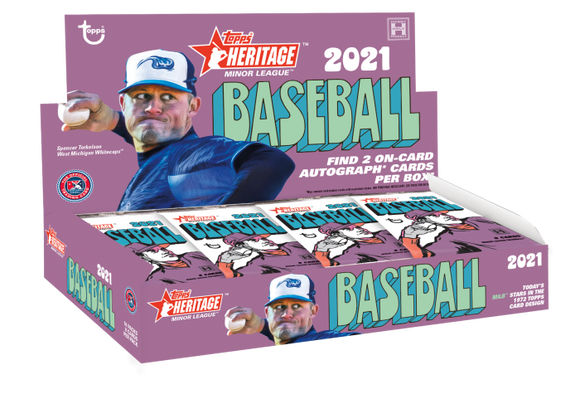 2021 - Topps - Heritage Minor League Baseball Hobby Box (Sealed)