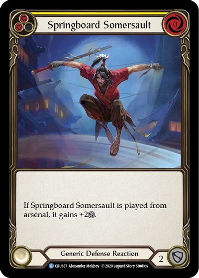 Springboard Somersault (Rare) - CRU187 - Unlimited Normal
