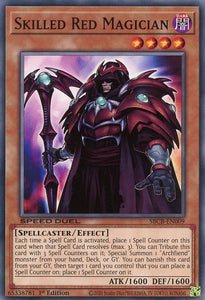 Skilled Red Magician (Common) - SBCB-EN009