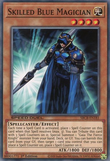 Skilled Blue Magician (Common) - SBCB-EN181