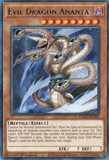 Evil Dragon Ananta (Rare) - ANGU-EN042