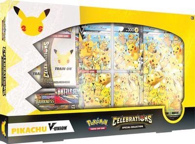 Pokemon: Celebrations Special Collection Box - Pikachu V-Union (Sealed)