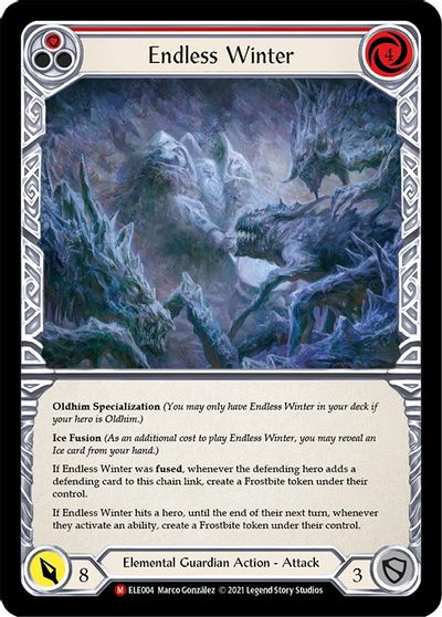 Endless Winter (Majestic) - ELE004 - 1st Edition Normal