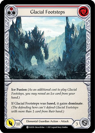 Glacial Footsteps (Red) - ELE016 - 1st Edition Normal
